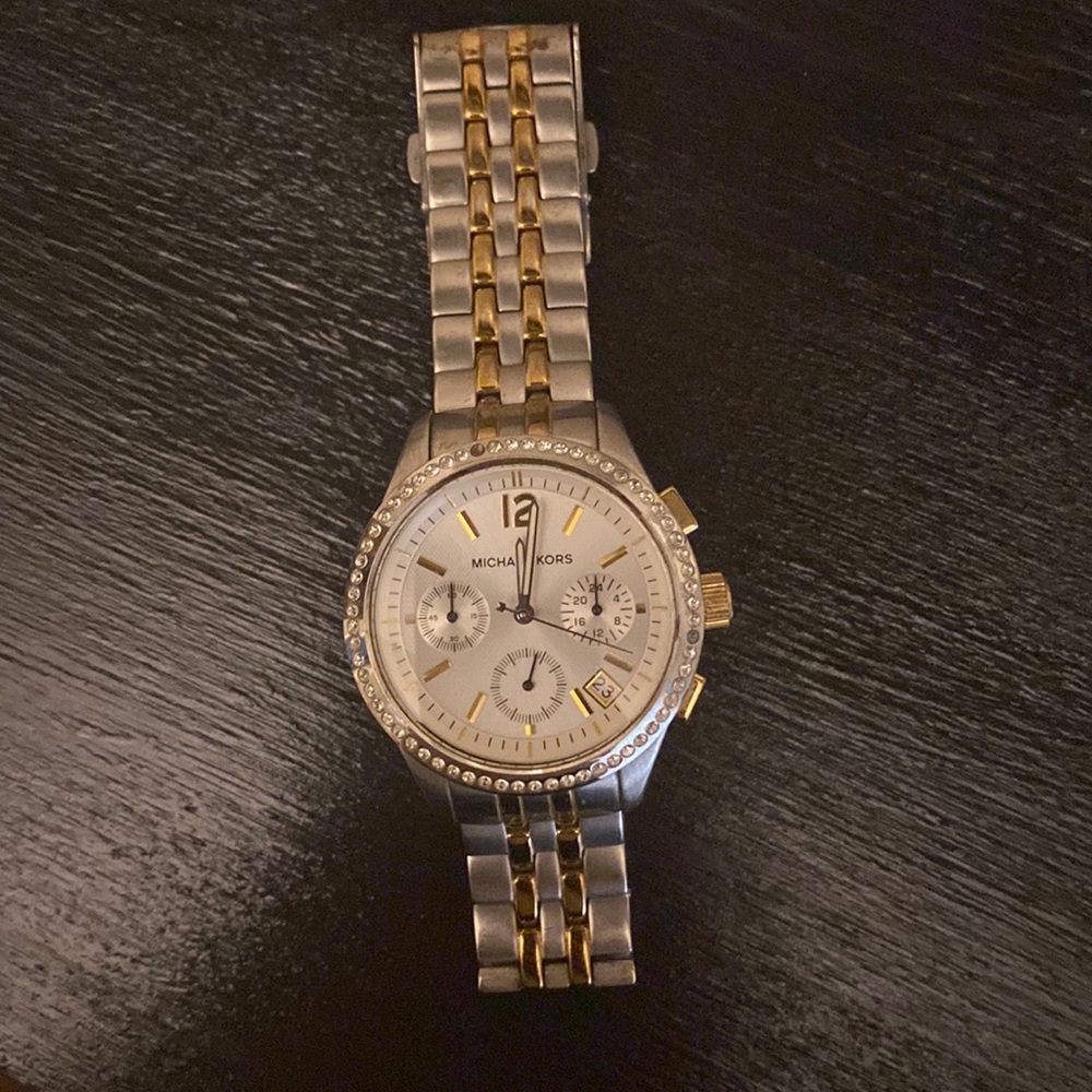 Michael Kors Silver/Gold Watch